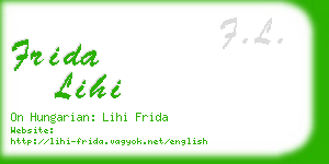 frida lihi business card